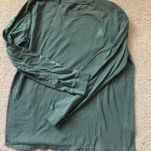 The North Face Forest Green Long Sleeve Tee